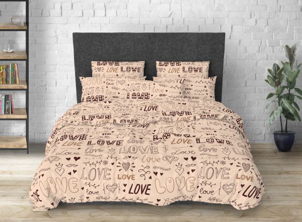 Комплект постільної білизни «МЛС» Двоспальний