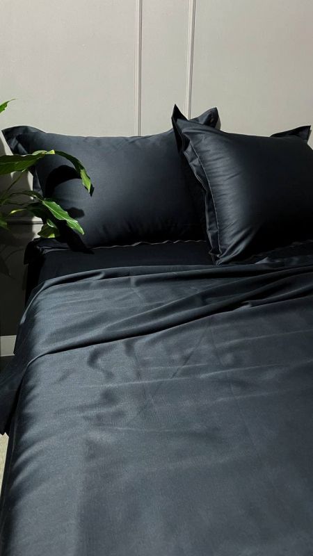 Комплект постільної білизни «МЛС» Півтораспальний Сатин Delux