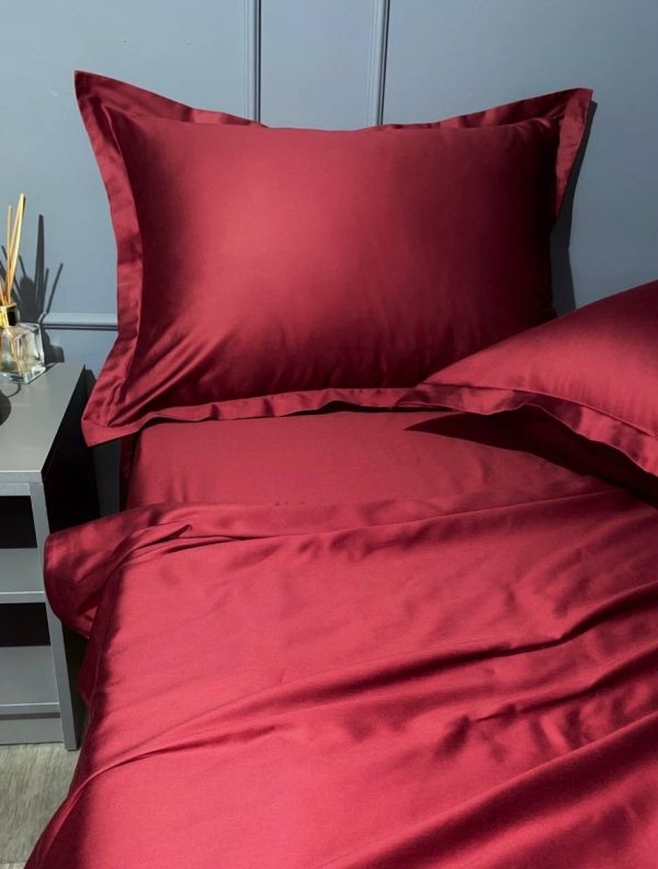 Комплект постільної білизни «МЛС» Двоспальний Сатин Delux