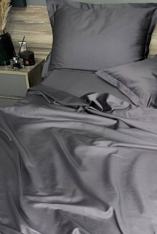 Комплект постільної білизни «МЛС» Сімейний Сатин Delux