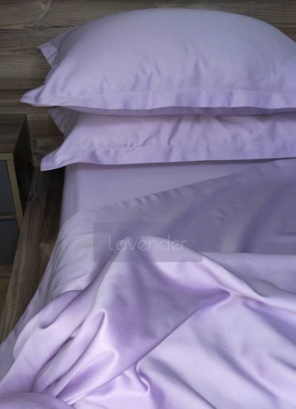 Комплект постільної білизни «МЛС» Двоспальний Сатин Delux