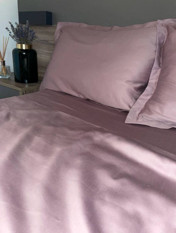 Комплект постільної білизни «МЛС» Сімейний Сатин Delux