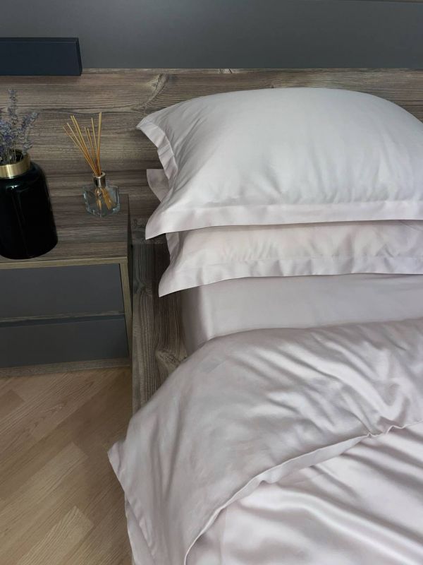 Комплект постільної білизни «МЛС» Сімейний Сатин Delux