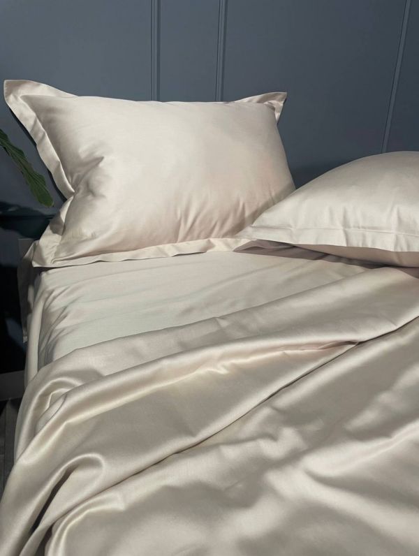 Комплект постільної білизни «МЛС» Євростандарт Сатин Delux