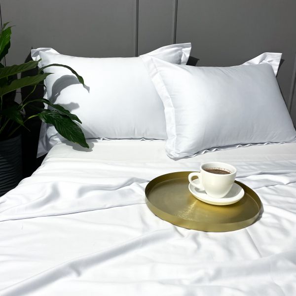 Комплект постільної білизни «МЛС» Сімейний Сатин Delux