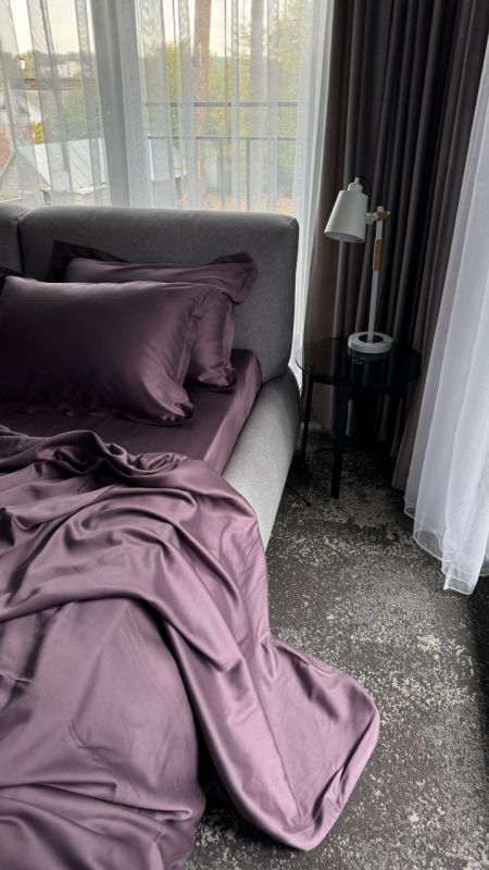 Комплект постільної білизни «МЛС» Двоспальний Тенсель